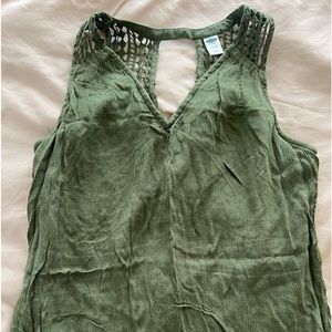 Green Old Navy Tank Blouse Size XS